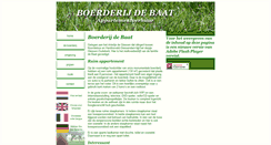 Desktop Screenshot of boerderijdebaat.nl