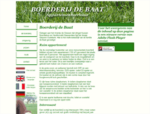 Tablet Screenshot of boerderijdebaat.nl